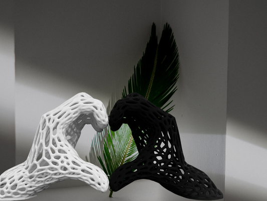 3D Printed Heart Hands